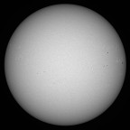 Sonne im Weißlicht am 15. August 2025