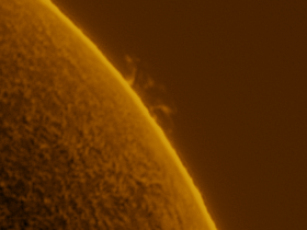 Sonne in Halpha am 13.06.2024