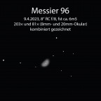Messier 96 im Löwen, Teil des OdM April 2023