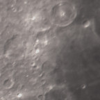 Mond am 28.12.2024 - Mare Nectaris und Krater Theophilus, Cyrillus, Mädler, Isidorus, Tacitus, Fermat, Catharina, Polibus und Rosse