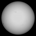 Sonne 07.07.2023 - 8" Newton - Weißlicht