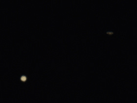Video (GIF) Große Konjunktion Jupiter und Saturn am 22.12.2020
