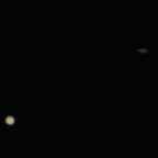Video (GIF) Große Konjunktion Jupiter und Saturn am 22.12.2020