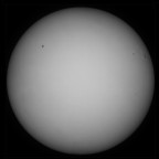 Sonne 18.02.2024 - 8" Newton - EOS 700D - Weißlicht