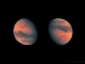 Mars am 14. August 2022 (IR-RGB)