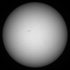 Sonne 04.09.2023 - 8" Newton - EOS 700D - Weißlicht