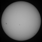 Sonne 06.02.2024 - 8" Newton - EOS 700D - Weißlicht