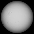 Sonne 23.11.2023 - 8" Newton - EOS 700D - Weißlicht