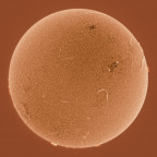 Sonne in H-Alpha am 22.06.2022 (invertiert)