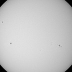 Sonne im Weißlicht vom 9.3.2025