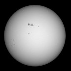 Sonne 08.11.2025 - 8" Newton Skywatcher Quattro - Touptek 2600 Color - Weißlicht