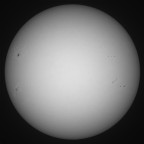 Sonne 19.03.2024 - 8" Newton - EOS 700D - Weißlicht