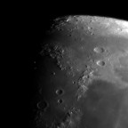Mond - Mare Frigoris, Mare Imbrium am 07.03.2025 | 0:31