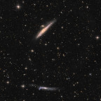 Walgalaxie NGC 4631 mit NGC 4656