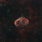 Sichelnebel NGC6888 mit Dual-NB Filter bei fast Vollmond