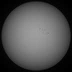 Sonne 06.10.2023 - 8" Newton - EOS 700D - Weißlicht