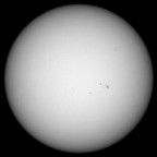 Sonne 09.03.2024 - 8" Newton - EOS 700D - Weißlicht