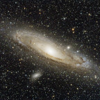 M31 - Zwei Teleskope sehen mehr als eines