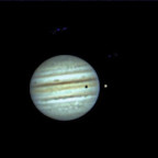 Jupiter mit Io's Mondschatten
