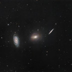 Das Draco Triplet NGC5981, -82, -85