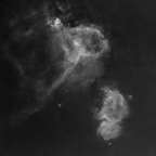 IC 1805 und IC 1848 H-alpha