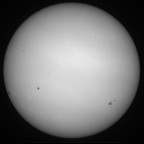Sonne 04.02.2024 - 8" Newton - EOS 700D - Weißlicht