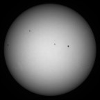 Sonne 22.08.2023 - 8" Newton - EOS 700D - Weißlicht