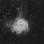 Rosetten-Nebel / NGC2237 in H alpha mit 135mm Pentax Altglas