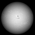 Sonne im Bereich 393.3 nm (CaK) +/- 1.5 nm um 16:08 MESZ