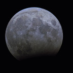 Partielle Mondfinsternis am 28.10.2023 (Maximum) mit dem Seestar S50