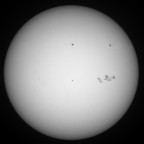 Sonne 26.03.2024 - 8" Newton - EOS 700D - Weißlicht
