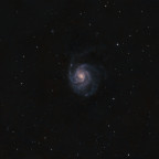 M101 in zwei kurzen und mondhellen Nächten mit 50mm