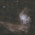 IC405 flaming star nebula
