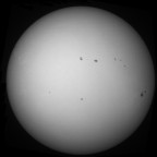 Sonne 14.02.2024 - 8" Newton - EOS 700D - Weißlicht