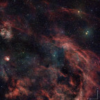Berkeley 89, WR 63, Sh2-112, Sh2-115, Sh2-116 Widefield LRGBHOO