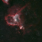Herznebel / NGC896 / IC1805 LRGBHO mit Pentax Altglas