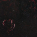 Veil Nebula / NGC6995 / NGC6960 /NGC6940 LRGBHO Widefield Mosaik mit 135mm Pentax Altglas