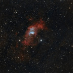 NGC7635 "Bubble Nebula" - aufgenommen bei Vollmond mit dem modifizierten Origin