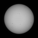 Sonne 23.06.2023 - 8" Newton - Weißlicht