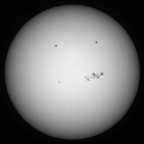 Sonne 25.03.2024 - 8" Newton - EOS 700D - Weißlicht