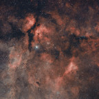 Simeis 57, NGC 6888, IC 1318 und mehr im Schwan