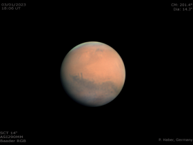 Mars am 3.1.2023