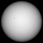 Sonne 03.12.2023 - 8" Newton - EOS 700D - Weißlicht