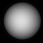 Sonne 19.12.2023 - 8" Newton - EOS 700D - Weißlicht