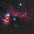 IC434 (Horsehead Nebula) + NGC2024 (Flame Nebula) + Umgebung im Orion