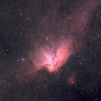 NGC 7380 Zaubernebel mit Umgebung    Teleskop: William Optics RedCat 91  Montierung: Skywatcher EQ6-R Pro  Guiding: MGEN-3  Kamera: Sony A7III modifiziert    Bearbeitung: Siril: - extract Ha OIII - Graxpert Background Extraction+Denoising - PixelMath - St