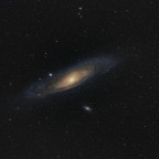 M31 mit 30mm Öffnung (Seestar S30Pro)