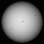 Sonne 23.09.2023 - 8" Newton - EOS 700D - Weißlicht