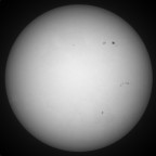 Sonne 02.03.2024 - 8" Newton - EOS 700D - Weißlicht
