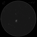M 81/ 82 / NGC 3077/ 2976 mit 60er Apo, 25x o.F., GG: 6m4, 4/2026